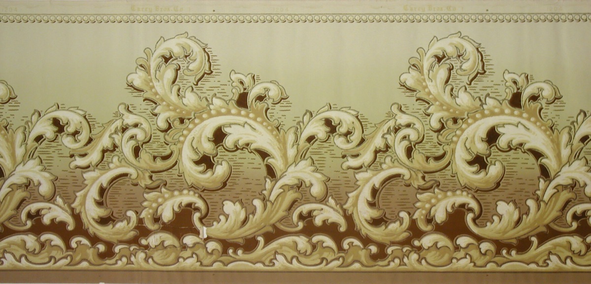 Frieze — Carey Bros. W.P. Mfg. Co., Philadelphia, Pennsylvania, founded 1882