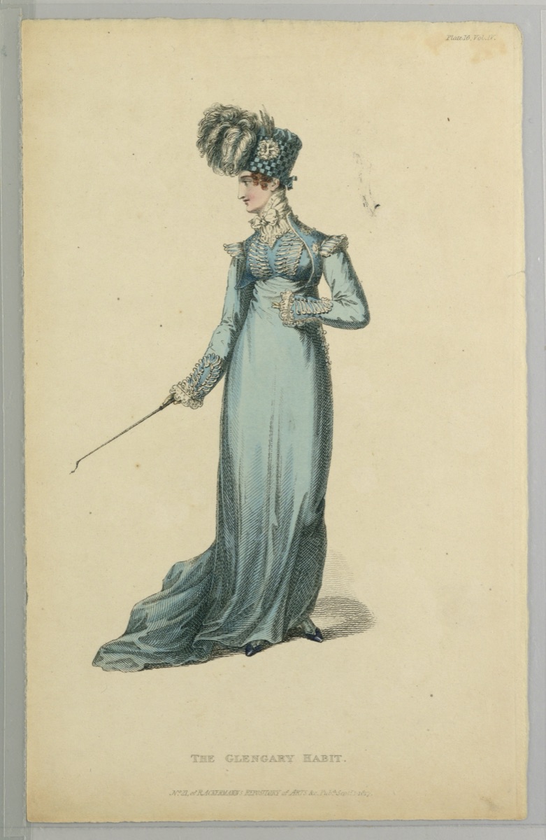 The Glengary Habit, from R. Ackerman's Repository of Arts, &c.