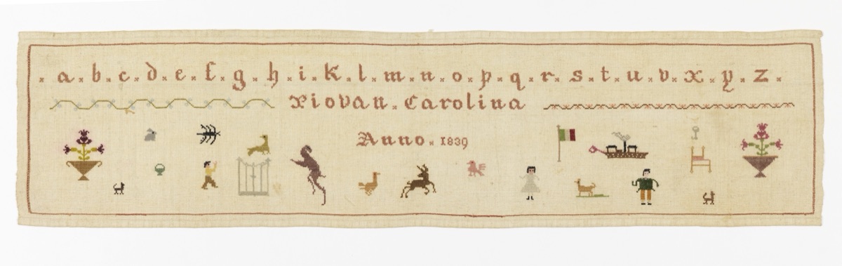 Sampler — Caroline Piovan, Italian