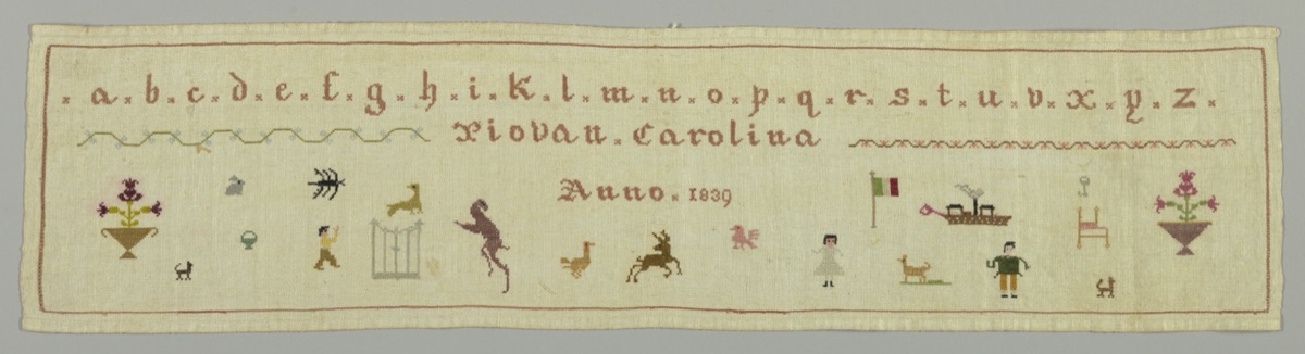 Sampler — Caroline Piovan, Italian