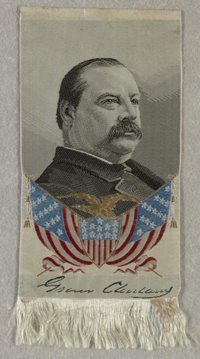 Souvenir ribbon: Grover Cleveland