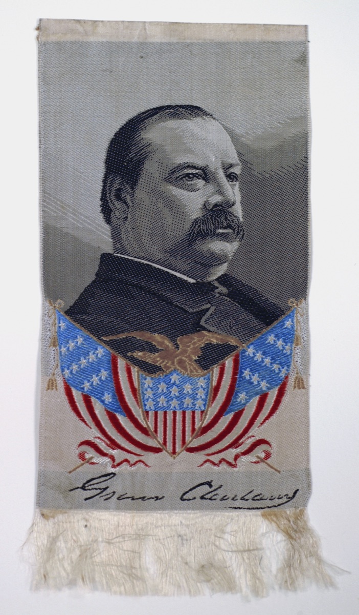 Souvenir ribbon: Grover Cleveland