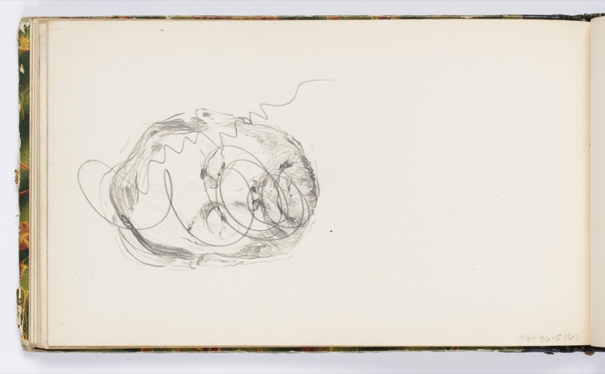 Sketchbook Page — Kenyon Cox, American, 1856–1919