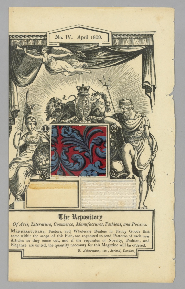 Page from Ackermann's "Repository of the Arts, Science etc,"