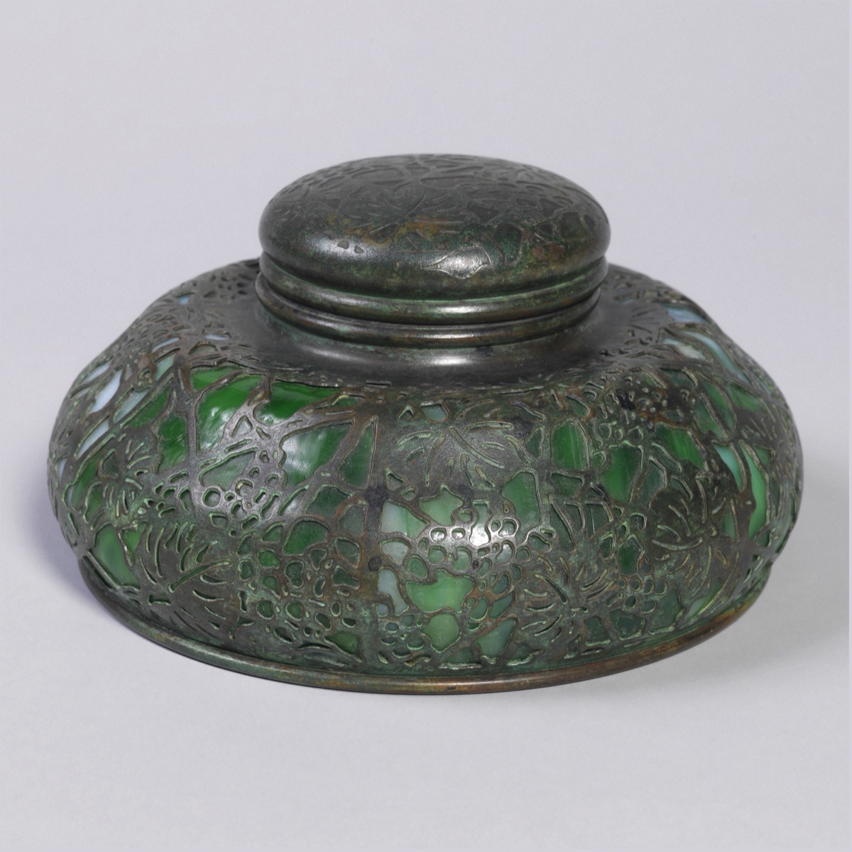 Ink well and lid — Louis Comfort Tiffany, American, 1848–1933