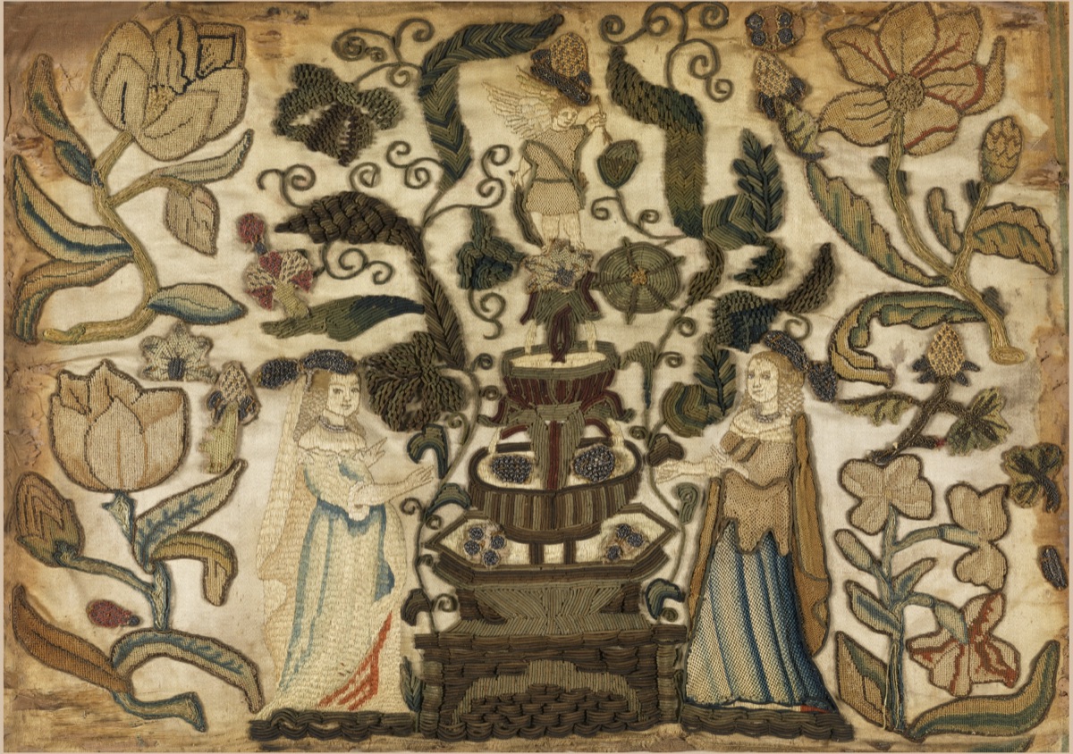 Embroidered picture