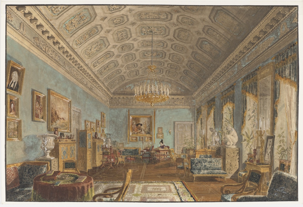 The Study of Czarina Alexandra Feodorovna — Josef Sotira, Austrian, active in Austria and Russia, 1830 – 1840