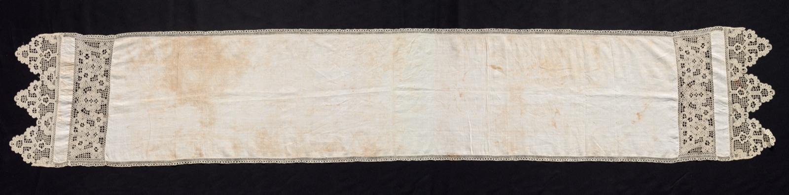 Towel with Lace Ends