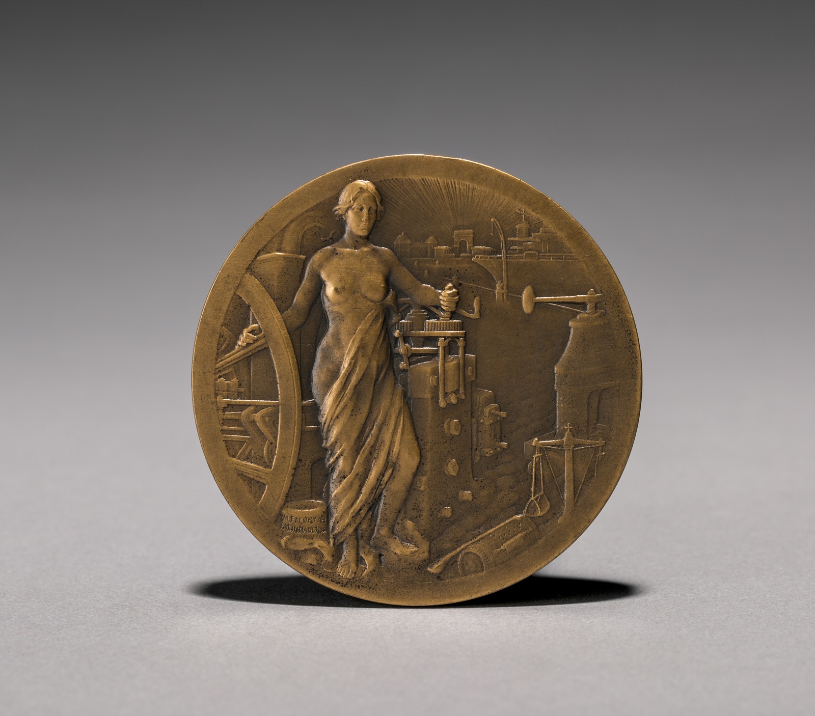 Medal (obverse) — Edmond-Eugene-Emile Lindauer (French, 1869–1942)