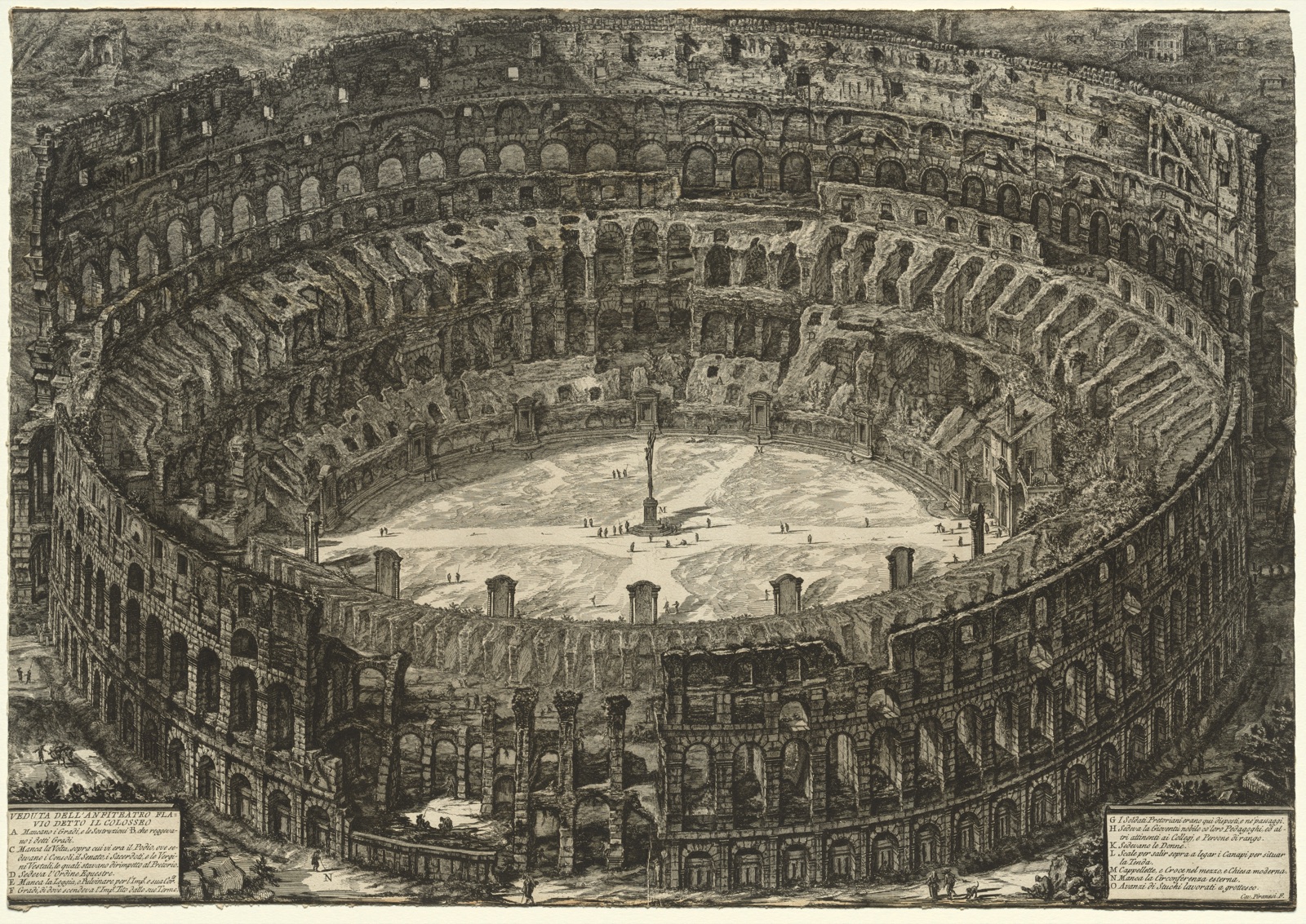 Views of Rome: The Colosseum — Giovanni Battista Piranesi (Italian, 1720–1778)