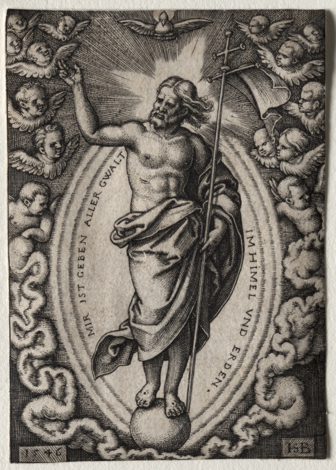 The Saviour — Hans Sebald Beham (German, 1500–1550)