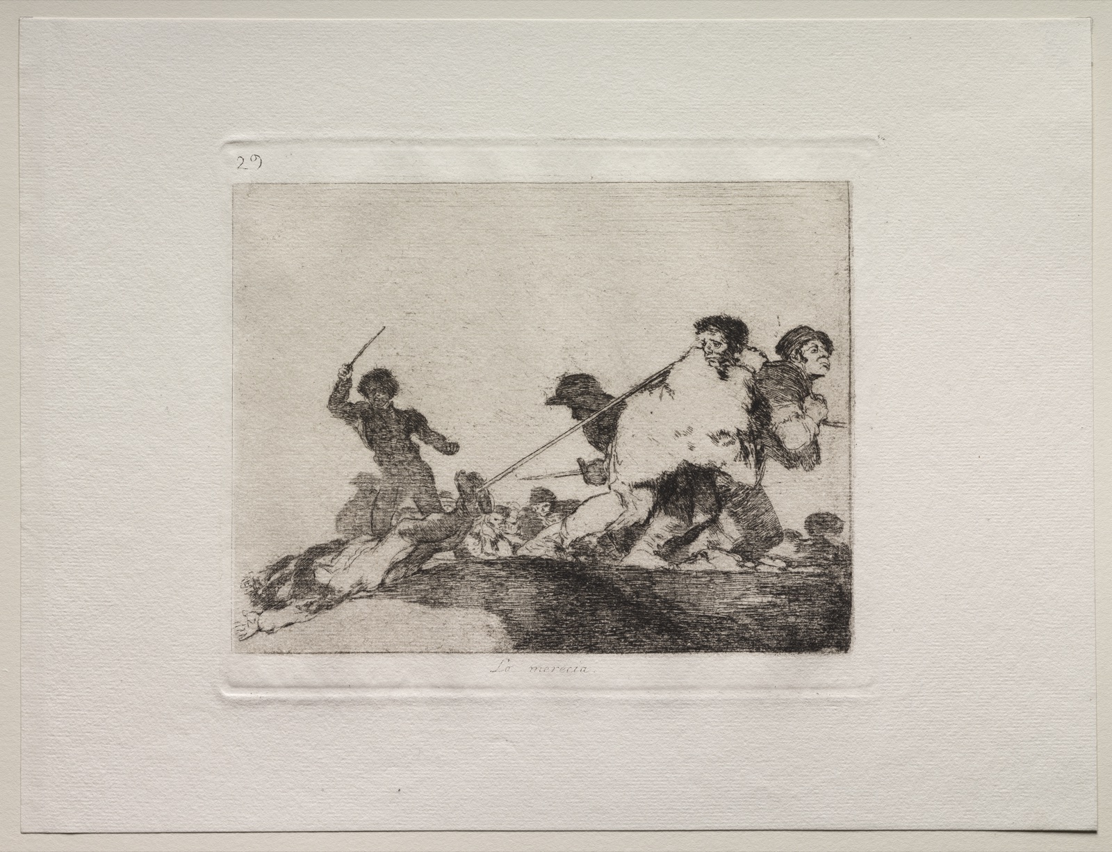 The Horrors of War: He Deserved It — Francisco de Goya (Spanish, 1746–1828)