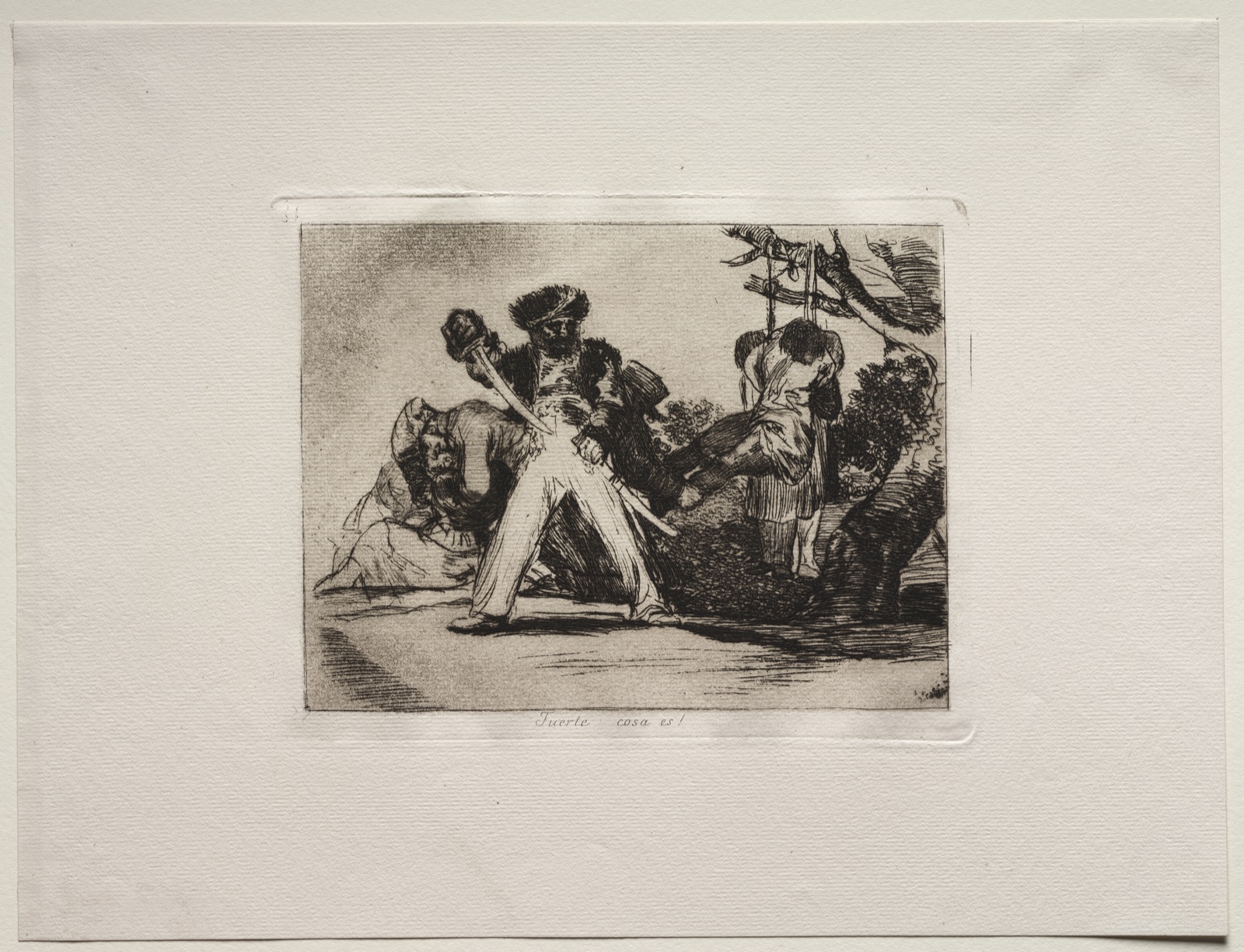 The Horrors of War: That's Tough! — Francisco de Goya (Spanish, 1746–1828)