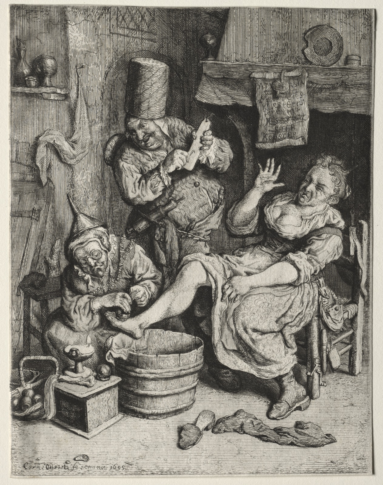 La Ventouse — Cornelis Dusart (Dutch, 1660–1704)