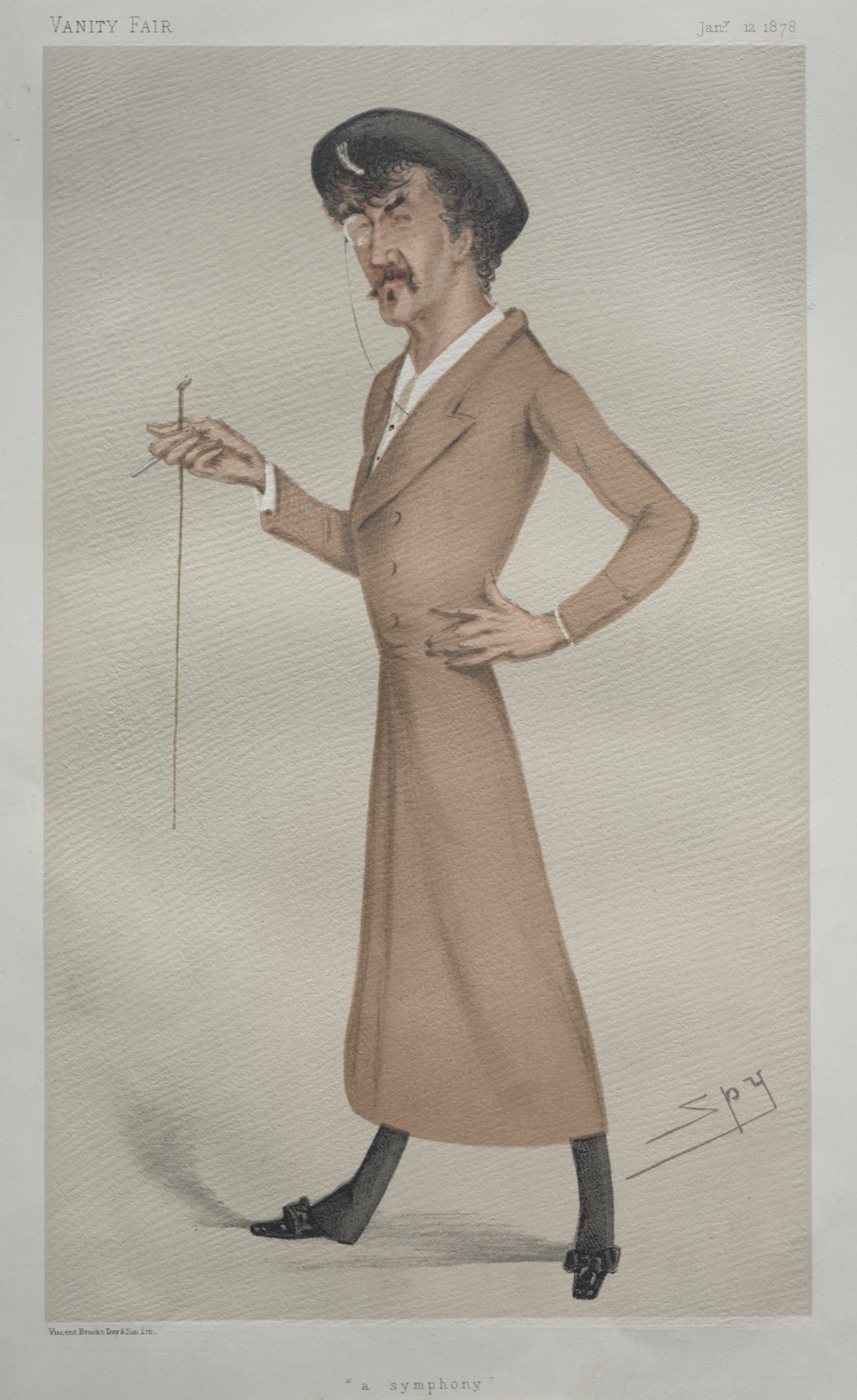 A Symphony (Whistler) — Leslie Matthew (Spy) Ward (British, 1851–1922)