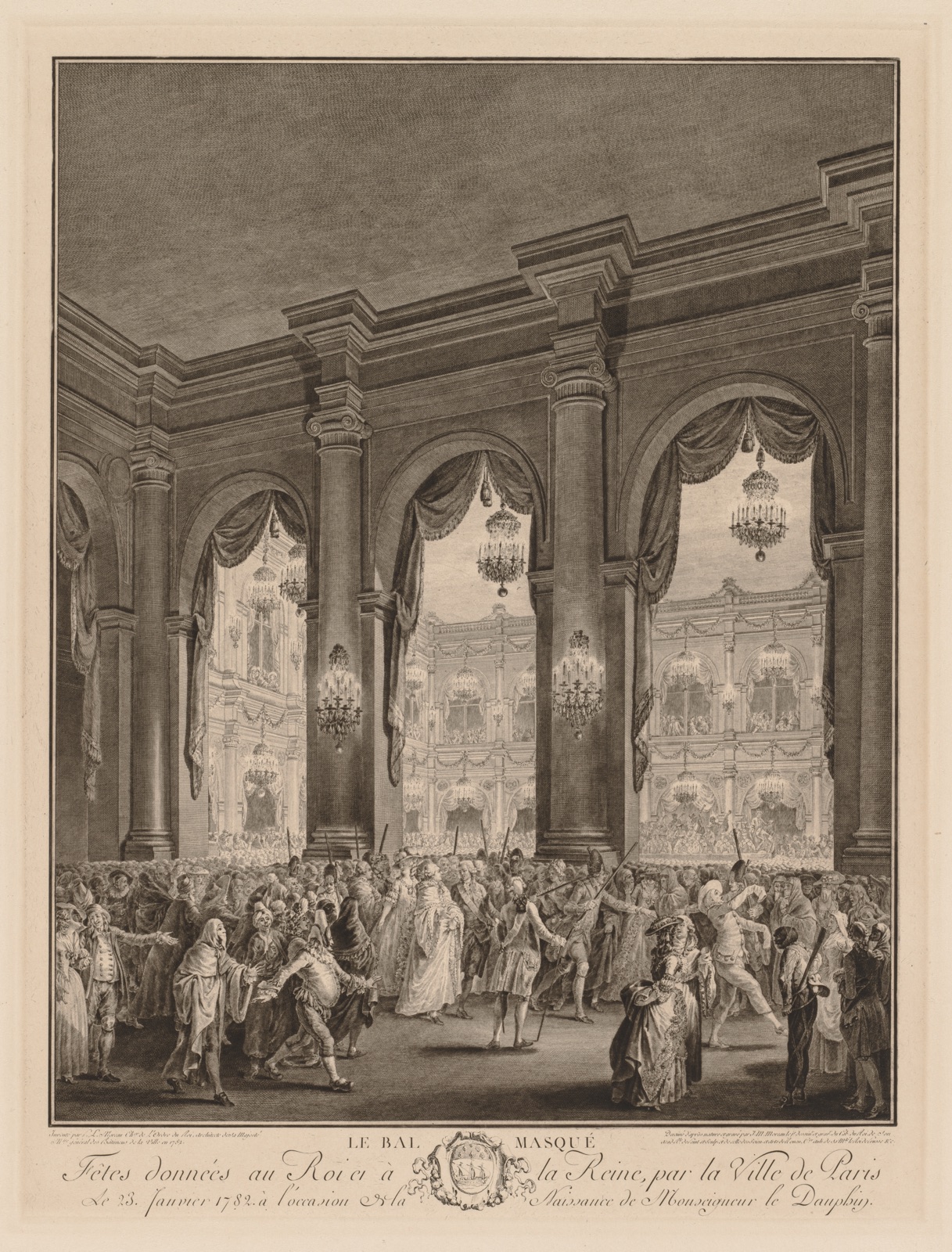 The Masked Ball — Jean-Michel the Younger Moreau (French, 1741–1814)