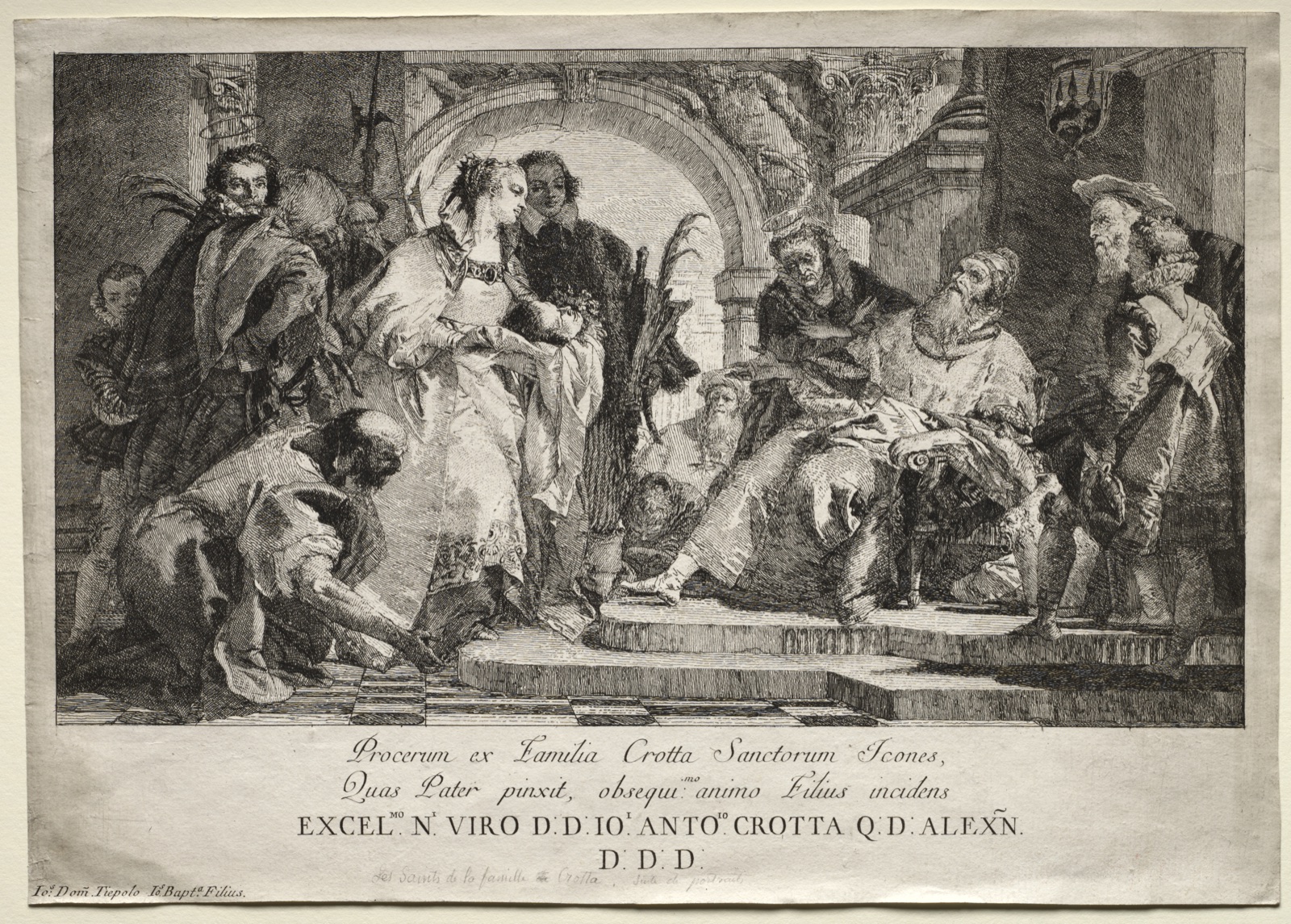 The Saints of the Crotta Family — Giovanni Domenico Tiepolo (Italian, 1727–1804)
