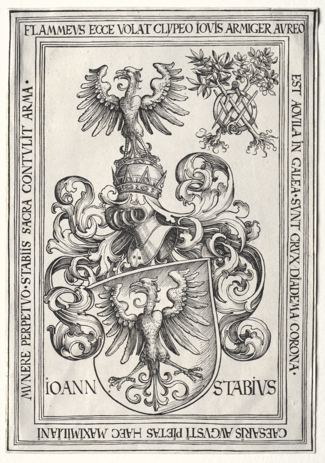 Coat of Arms of Johann Stabius — Wolf Traut (German, c. 1486–1520)