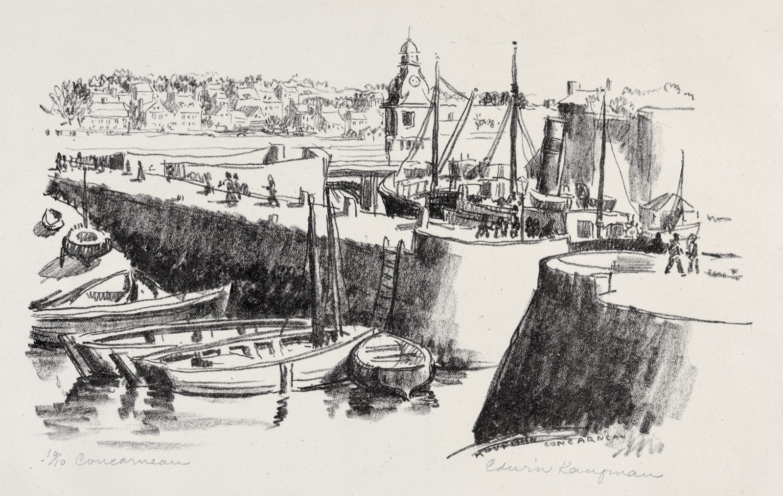 Concarneau — Edwin Kaufman (American, 1906–1939)