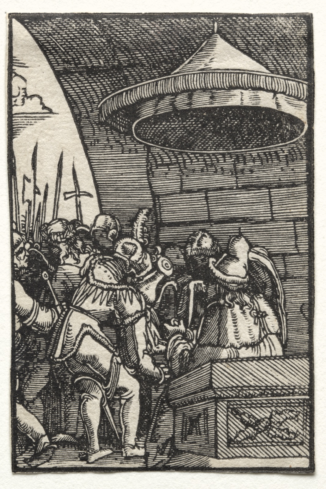 The Fall and Redemption of Man: Pilate Washing His Hands — Albrecht Altdorfer (German, c. 1480–1538)