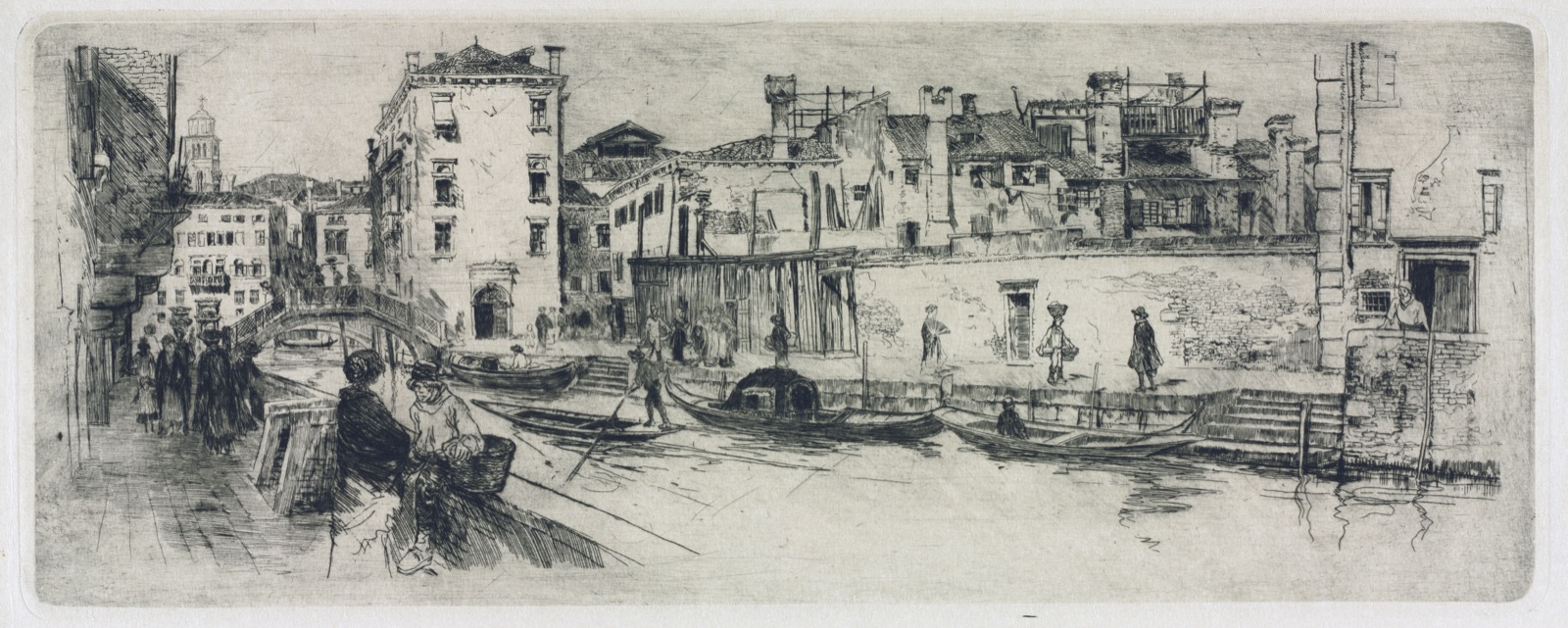San Trovasso Canal, Venice — Frank Duveneck (American, 1848–1919)