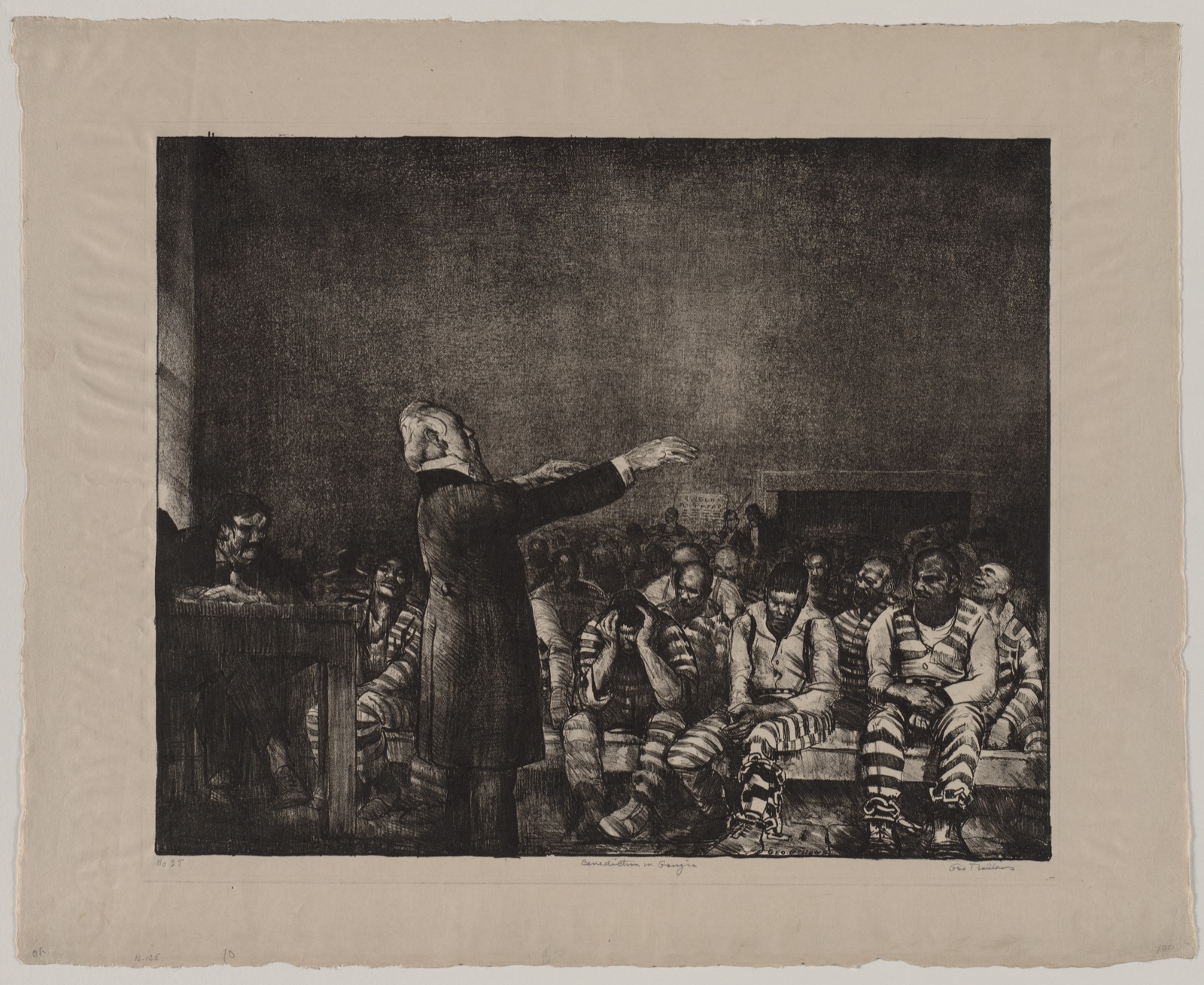 Benediction in Georgia — George Bellows (American, 1882–1925)