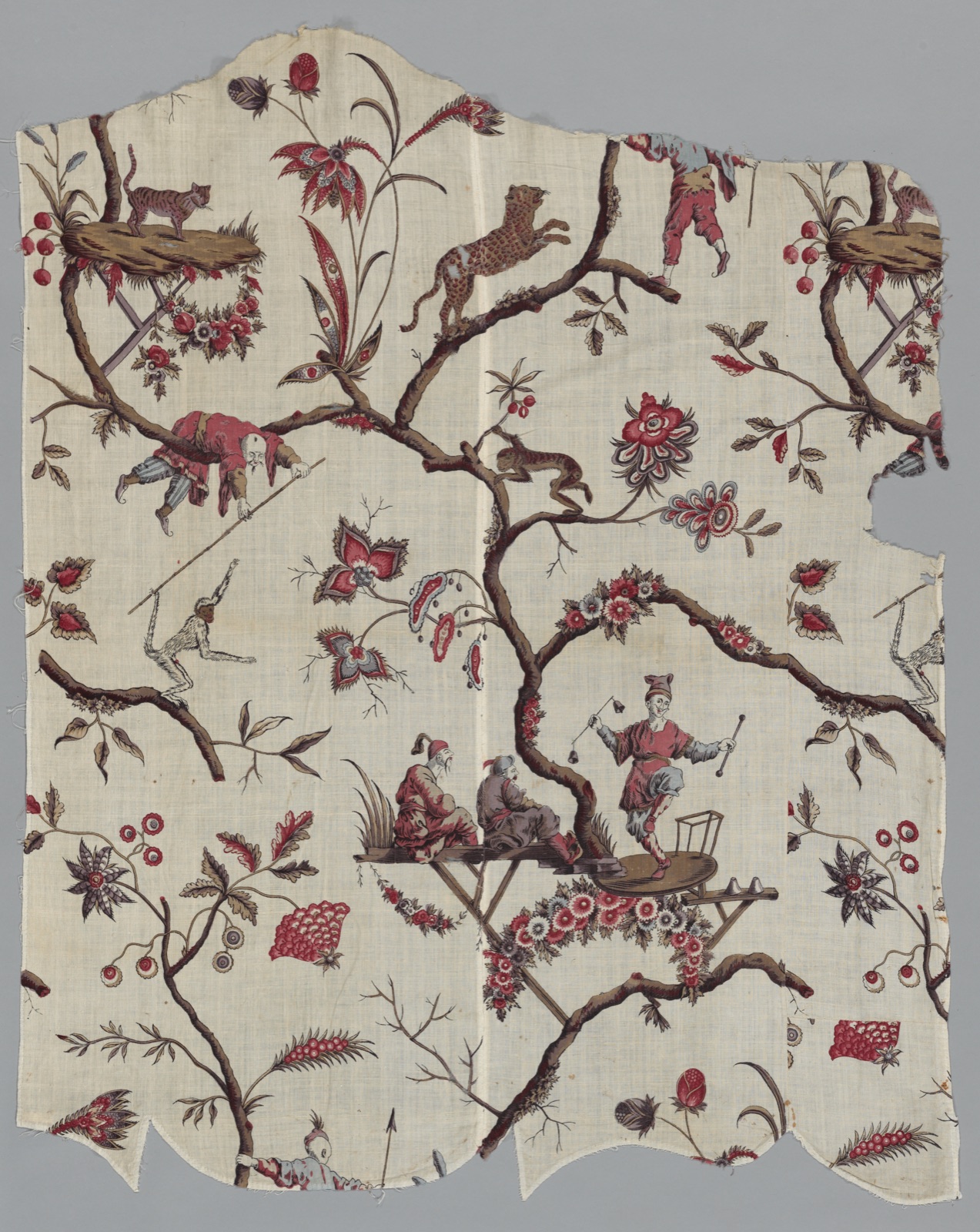 Woodblock Printed Textile Fragments
