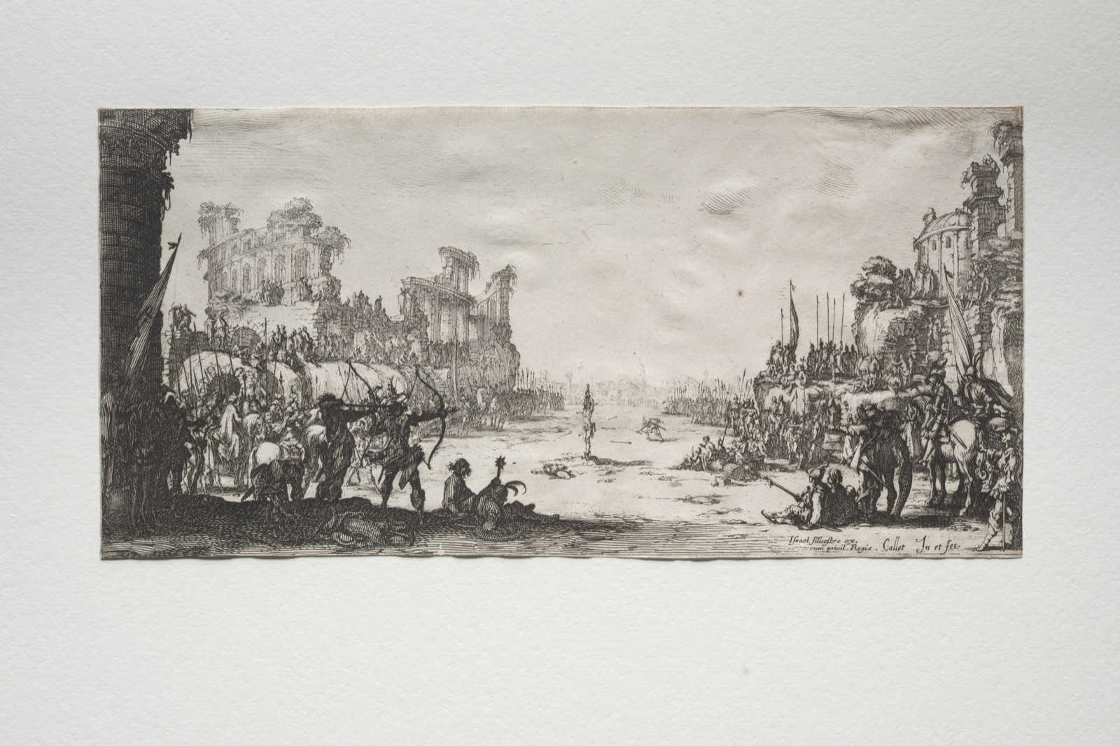 The Martyrdom of St. Sebastian — Jacques Callot (French, 1592–1635)