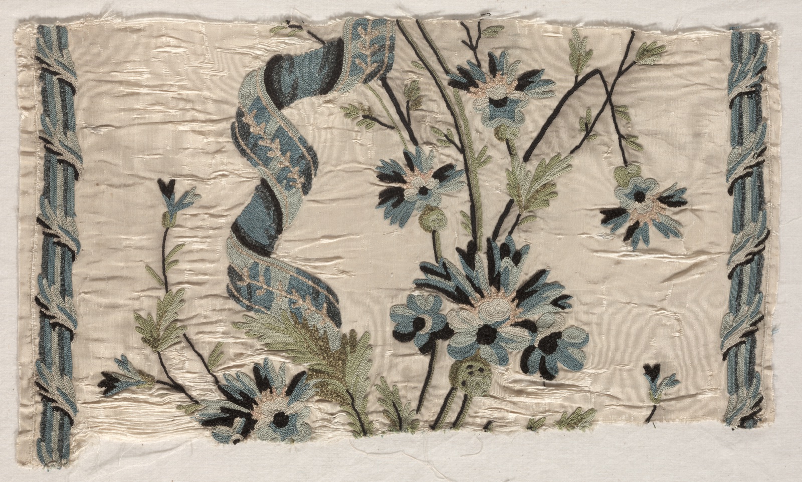 Two Pieces of Embroidery — Philippe de Lasalle (French, 1723–1805)