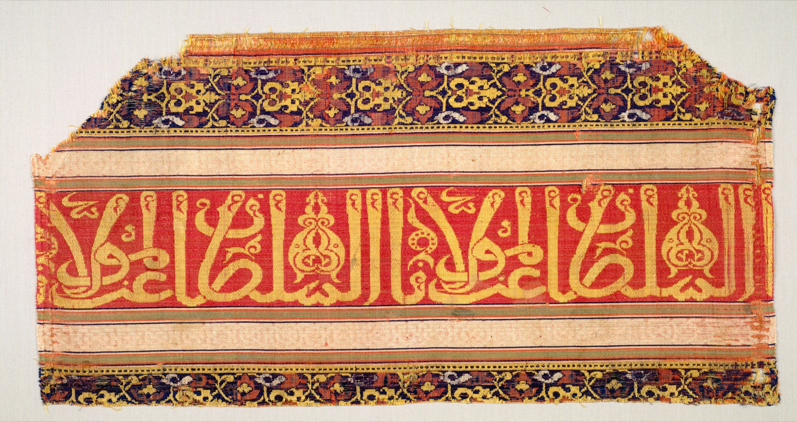 Striped Silk from a Garment