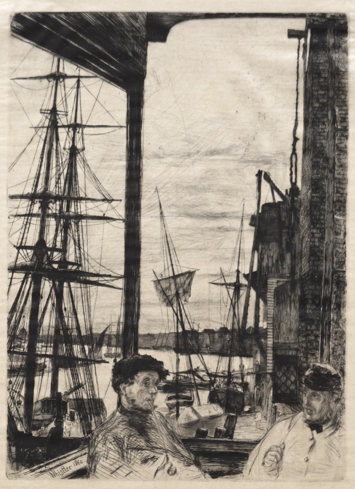 Rotherhithe — James McNeill Whistler (American, 1834–1903)
