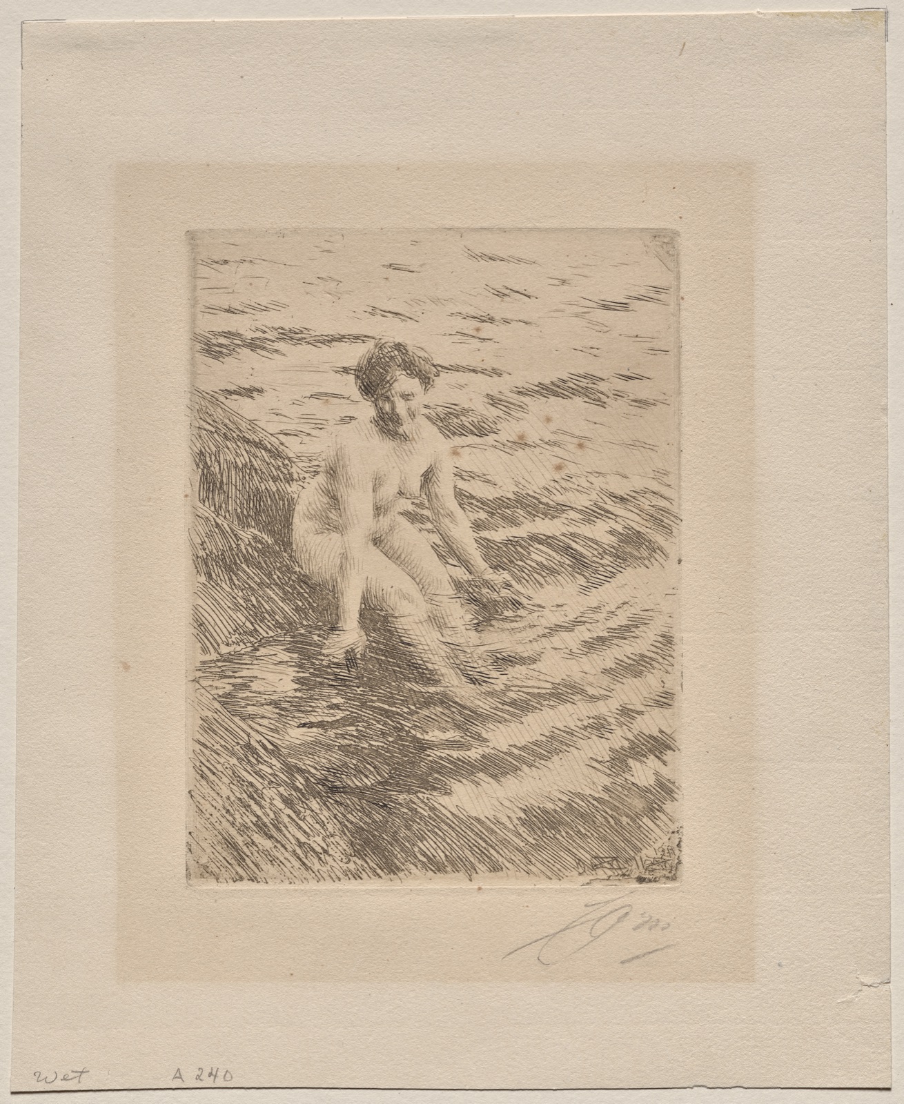 Wet — Anders Zorn (Swedish, 1860–1920)