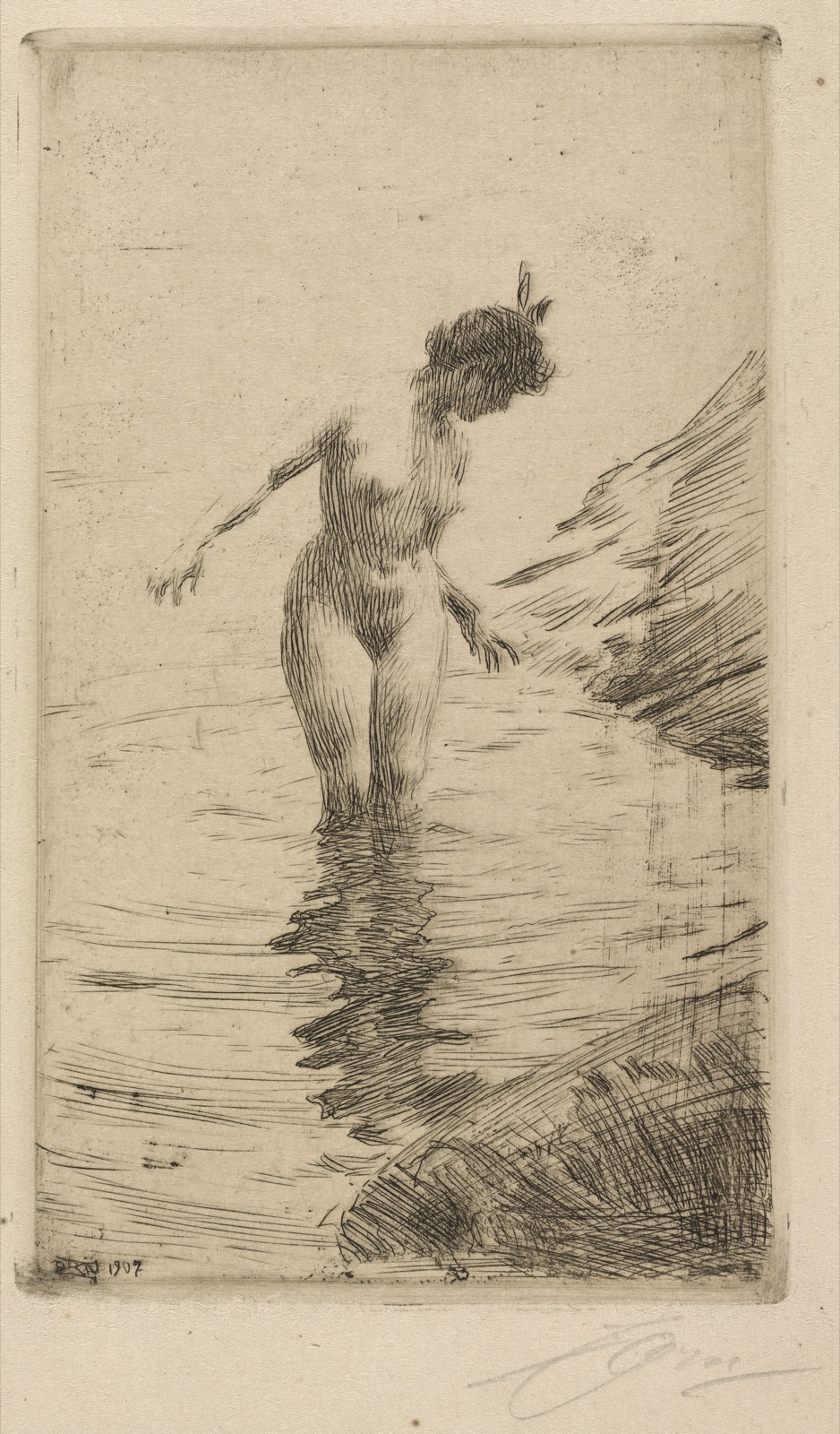 Circles of Water II — Anders Zorn (Swedish, 1860–1920)