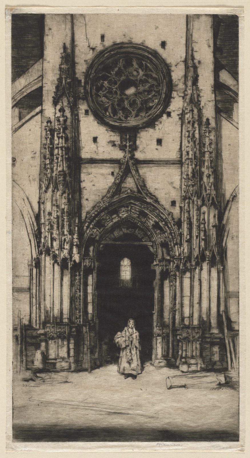 Old St. Etienne — David Young Cameron (British, 1865–1945)