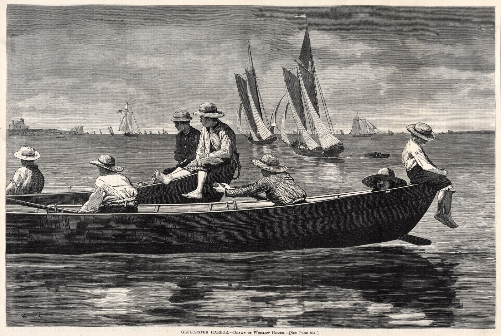 Gloucester Harbor — Winslow Homer (American, 1836–1910)