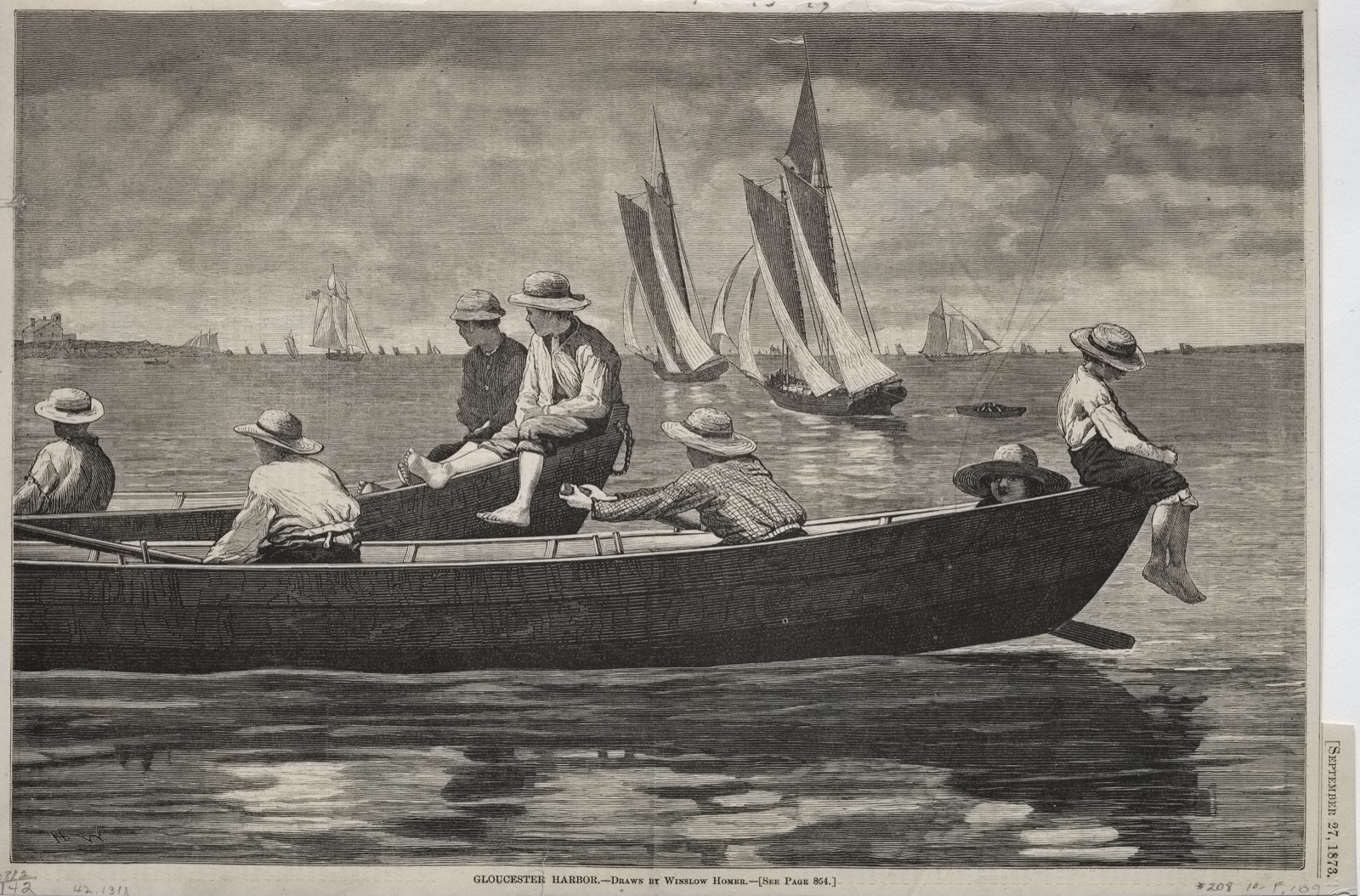 Gloucester Harbor — Winslow Homer (American, 1836–1910)