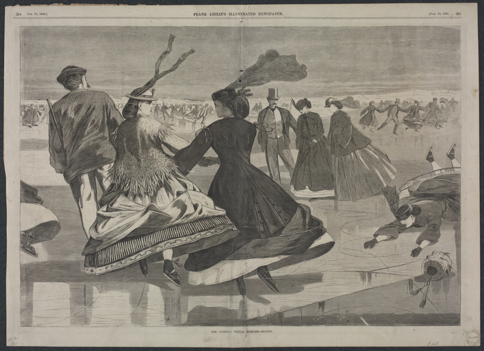 Our National Winter Exercise - Skating — Winslow Homer (American, 1836–1910)