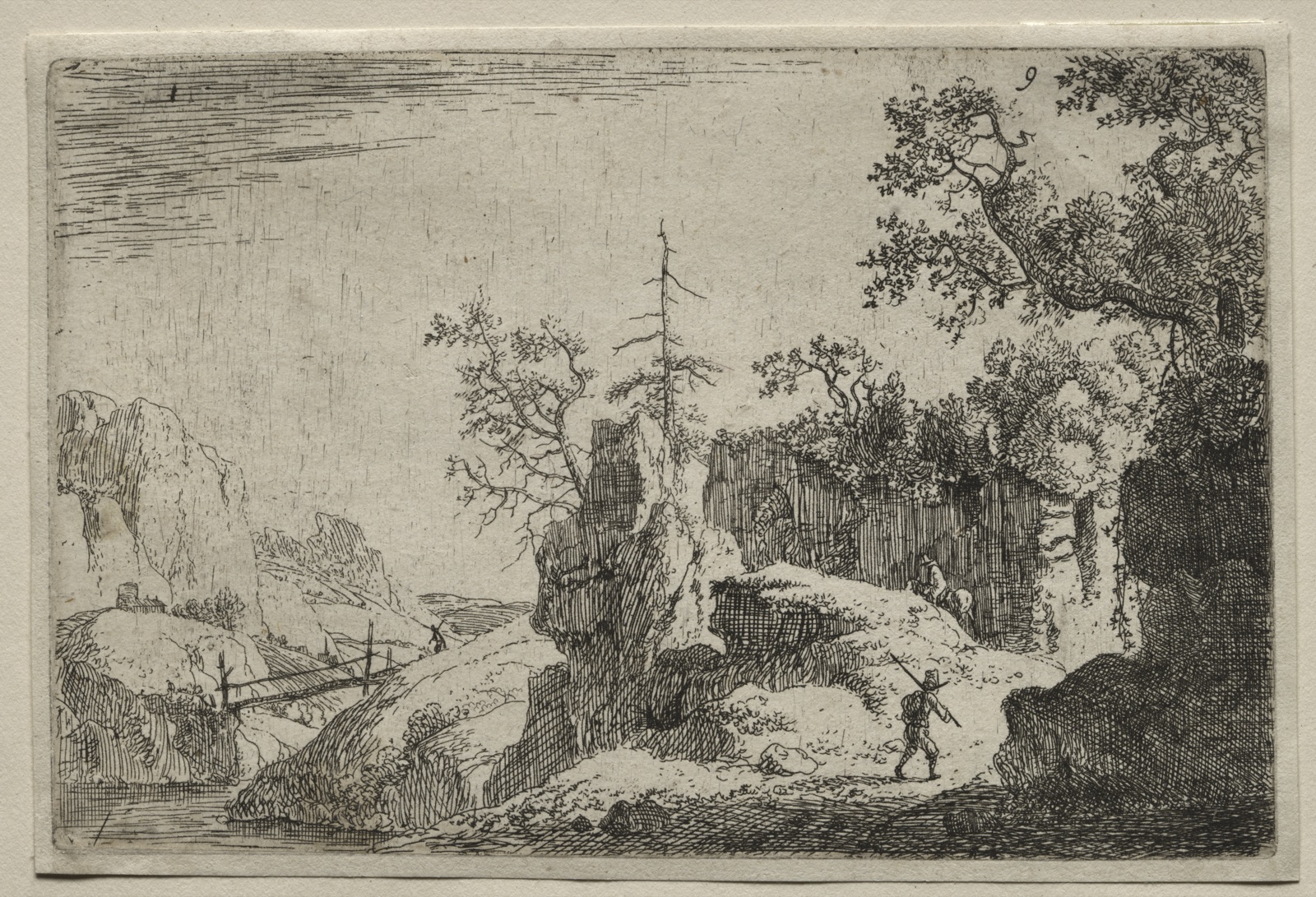 A Mountain Landscape — Jan van Aken (Dutch)