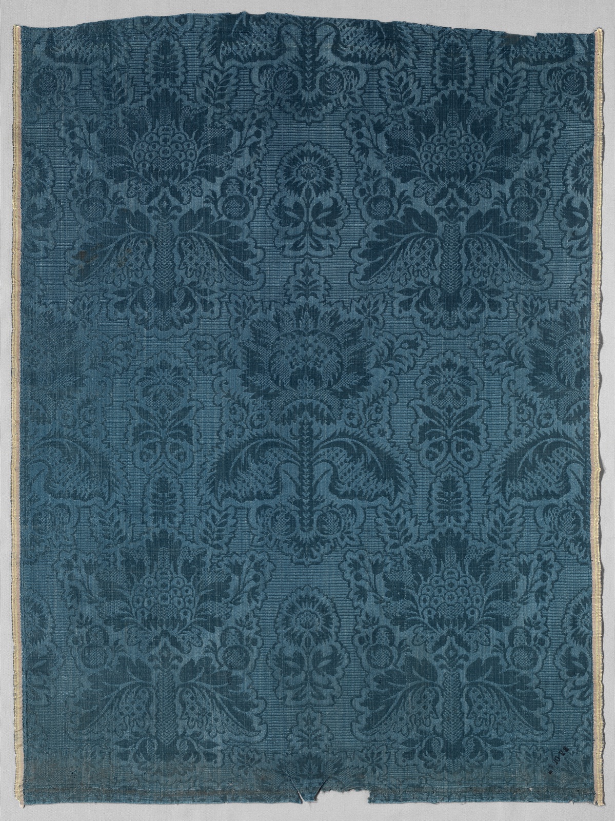 Fragment of Figured Silk for Upholstery