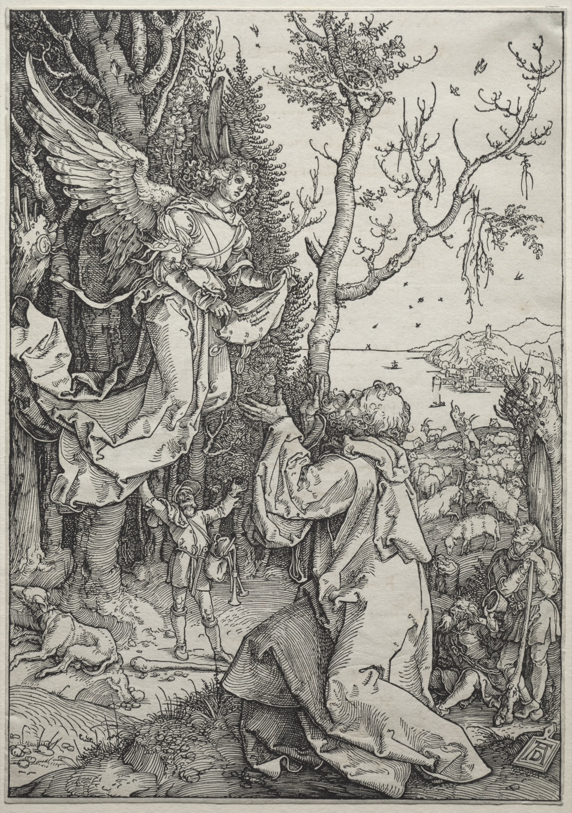 The Life of the Virgin: Joachim and the Angel — Albrecht Dürer (German, 1471–1528)
