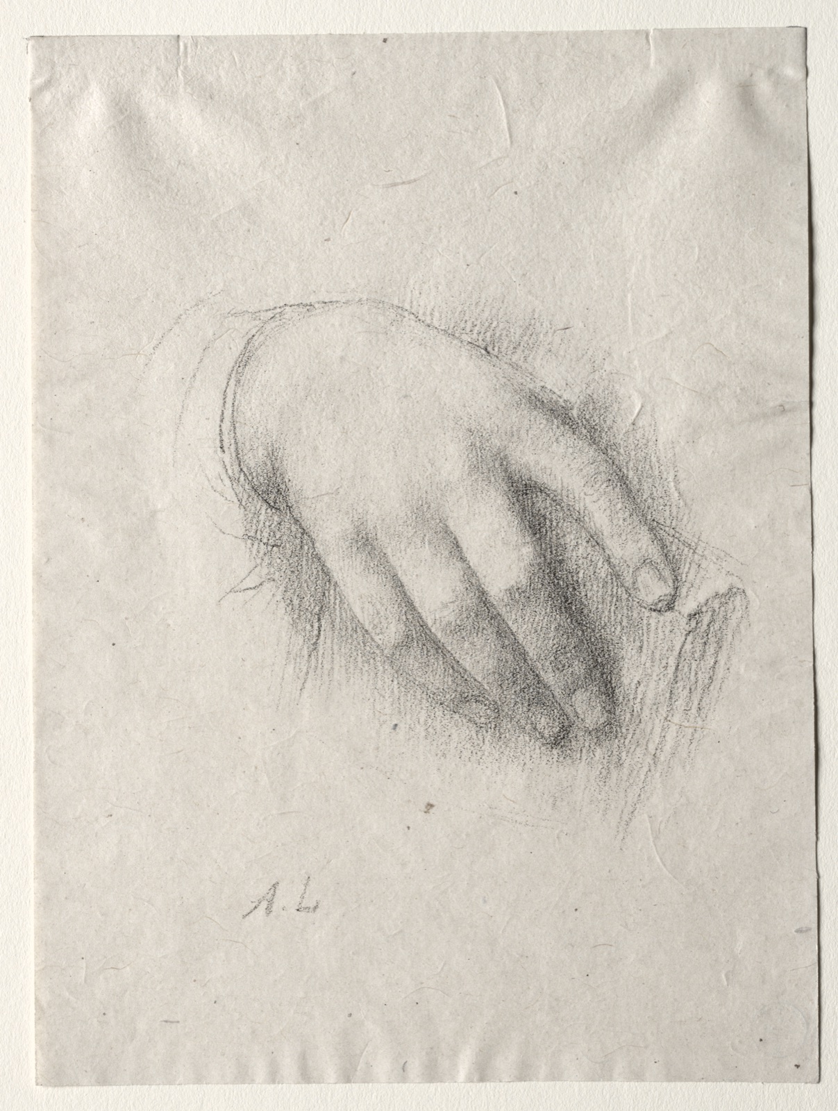 Study of Hands — Alphonse Legros (French, 1837–1911)