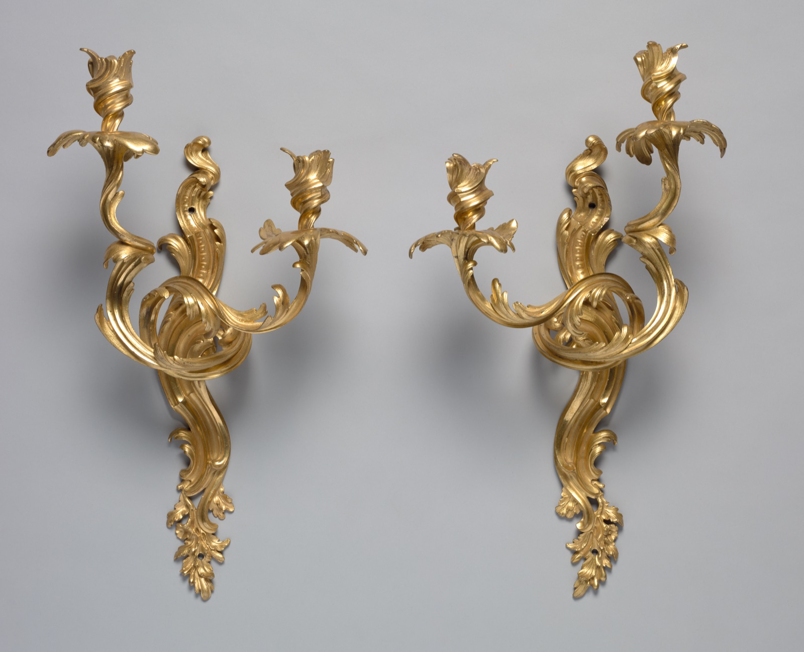 Candle Bracket Pair — Jean Joseph de Saint-Germain (French, 1720–1791)