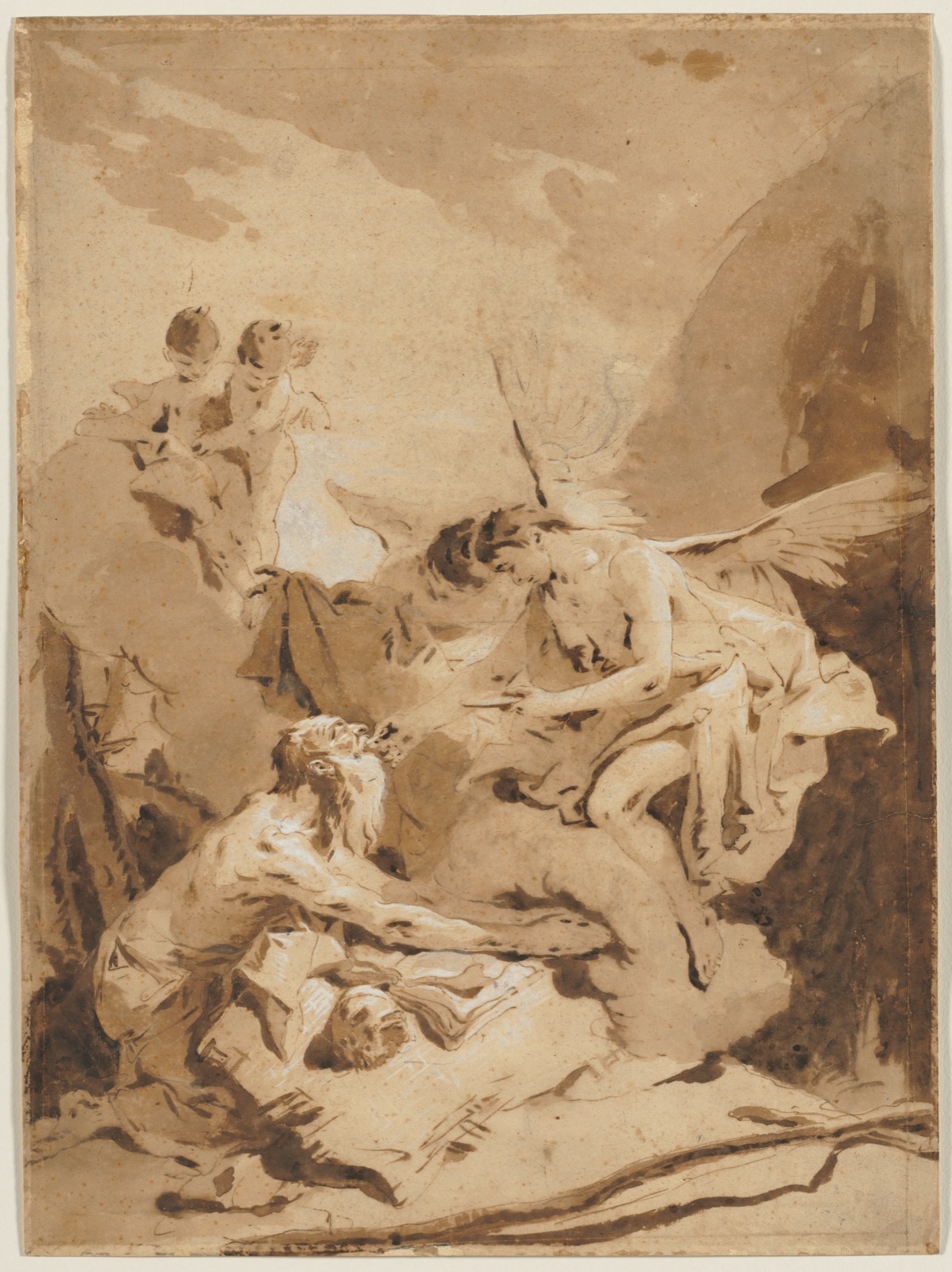 The Last Communion of St. Jerome — Giovanni Battista Tiepolo (Italian, 1696–1770)