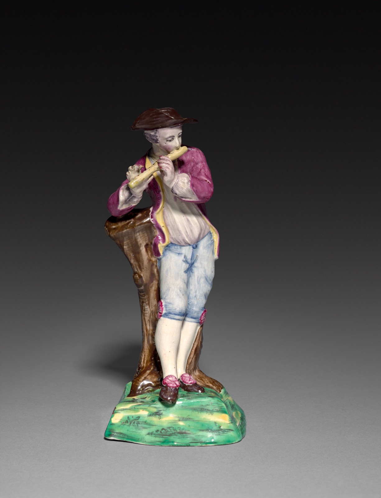 Boy Playing a Flute — Saint-Amand-les-Eaux (French)