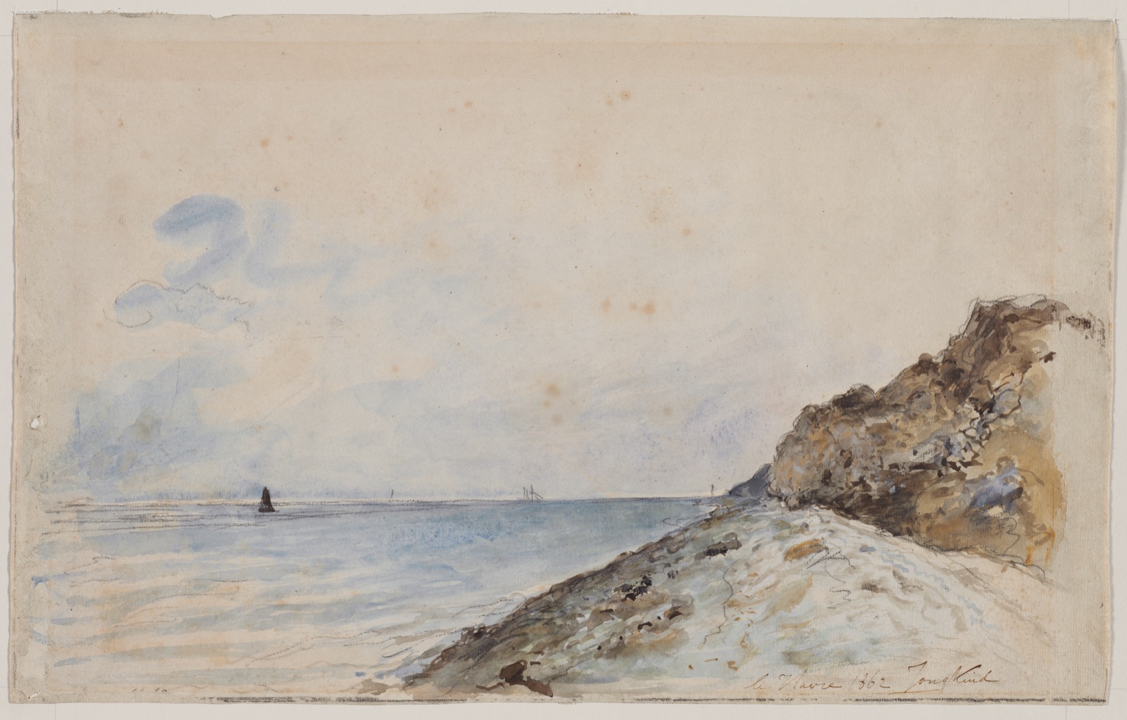 Le Havre — Johan Barthold Jongkind (Dutch, 1819–1891)
