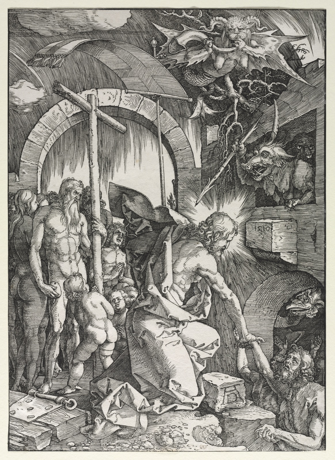 The Large Passion: Christ Descending into Limbo — Albrecht Dürer (German, 1471–1528)