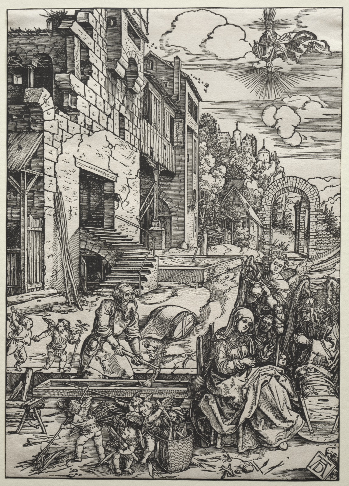 The Repose in Egypt — Albrecht Dürer (German, 1471–1528)
