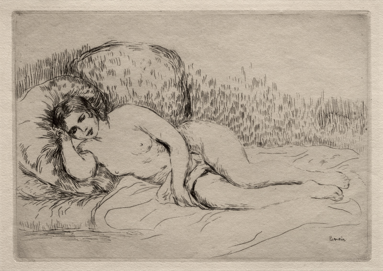 Nude Woman Reclining — Pierre-Auguste Renoir (French, 1841–1919)
