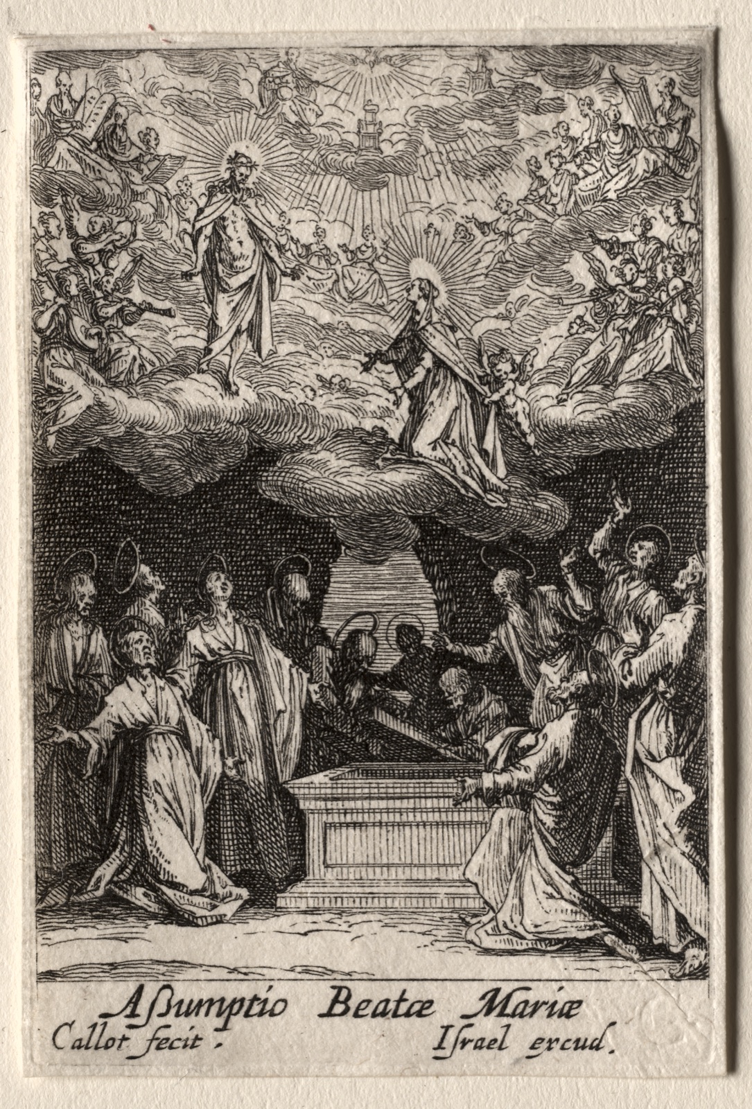 The Life of the Virgin: The Assumption of the Virgin — Jacques Callot (French, 1592–1635)
