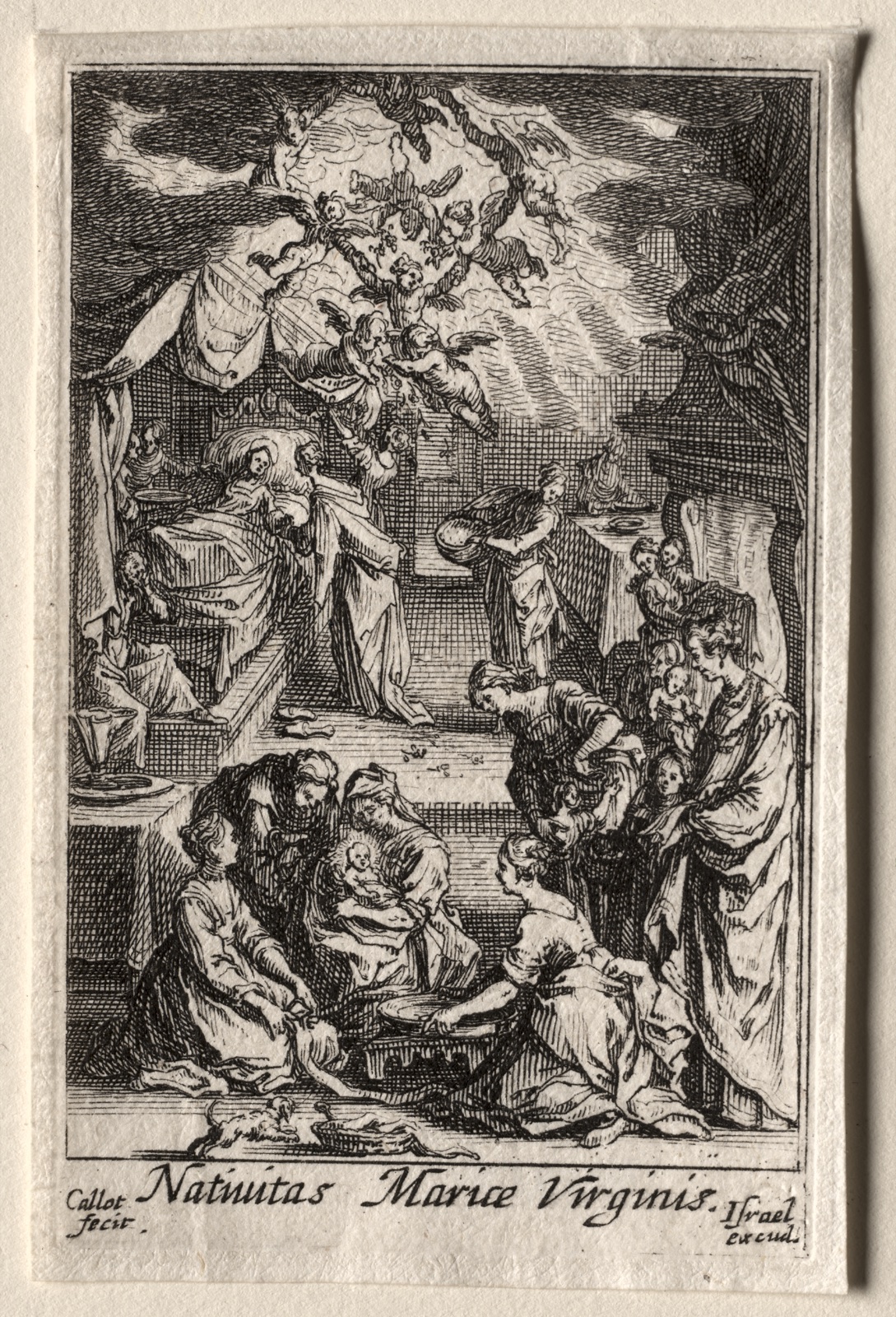 The Life of the Virgin: The Birth of the Virgin — Jacques Callot (French, 1592–1635)